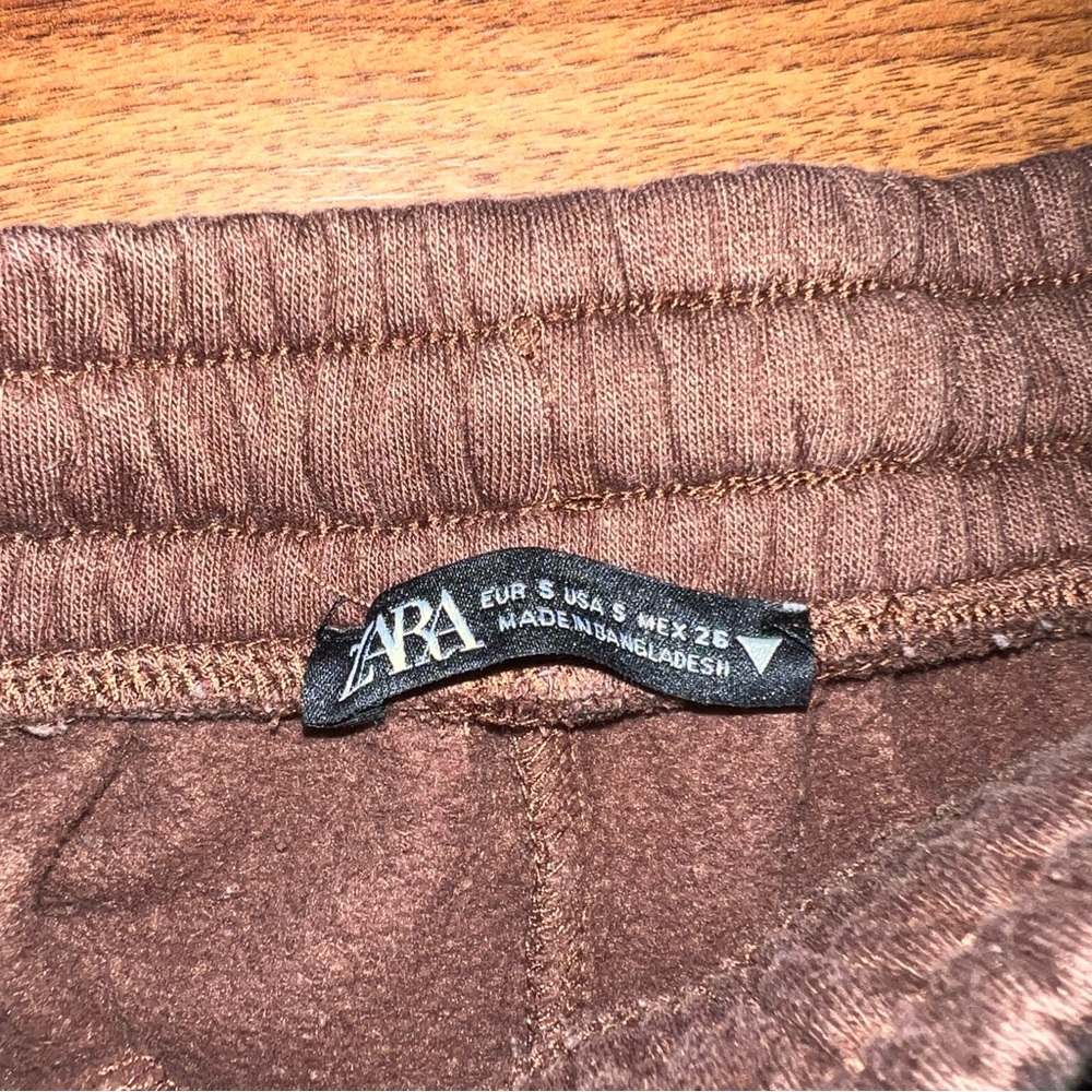 Women’s Zara Brown Jogger Pants - Picture 3 of 5